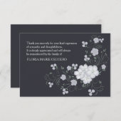 Carte de remerciements funéraire Inspiration (Devant / Derrière)