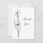 Carte de remerciements funéraire personnalisable (Dos)