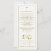 Carte de remerciements funéraire Sympathy St Ann & (Dos)