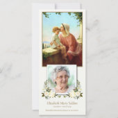 Carte de remerciements funéraire Sympathy St Ann & (Devant)