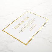 Carte de remerciements funéraire traditionnel or s (Rotation)