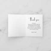 Carte De Remerciements Funeral Memorial Folded Photo (Intérieur)