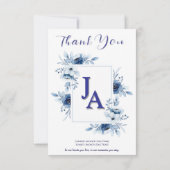 Carte De Remerciements Funeral Thank You Card  (Dos)
