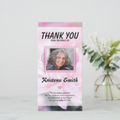Carte De Remerciements Funeral Thank You Sympathy Card (Debout devant)