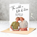 Carte De Remerciements Funny Adulte Best Friends Sarcastic Grey Card<br><div class="desc">Best Friends Funny Le monde est plein de cartes de voeux Idiots. Faites rire votre meilleur ami avec cette carte de voeux hilarante. Avec un message ludique sur le monde plein d'idiots,  cette carte est parfaite pour ceux qui ne se prennent pas trop au sérieux.</div>