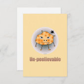 Carte De Remerciements Funny Angry Potato – Un-peelievable Art (Devant / Derrière)