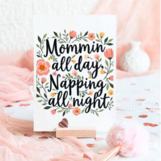 Carte De Remerciements Funny Botanical Mother's Day Thank You Card