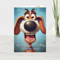 Funny Chien Monster : Yowling Yowie Anniversaire