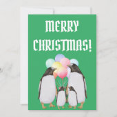 Carte De Remerciements Funny christmas holidays (Devant)