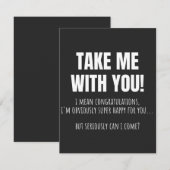 Carte De Remerciements Funny Farewell Mug (Devant / Derrière)