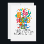 Carte De Remerciements Funny LGBT French Bulldog Birthday Card - Fierté<br><div class="desc">Célébrez l'amour, le rire et la fierté avec cette carte d'anniversaire de Bulldog. Doté d'un design coloré et inspiré par la LGBT et de messages pleins d'esprit comme "Oh snap! J’étais tellement occupé à être fabuleux" et "Joyeux anniversaire - Il n’est jamais trop tard pour lancer la parties scintillant et...</div>