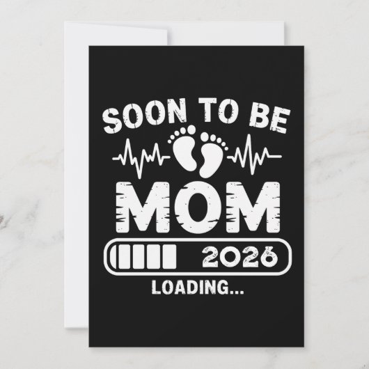 Carte De Remerciements Future Maman 2026 Annonce de Grossesse Bébé (Devant)