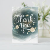 Carte De Remerciements Galaxie céleste Dreamy (Debout devant)