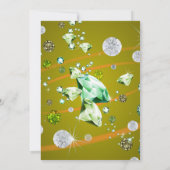 Carte De Remerciements Galaxie de diamant 10 (Dos)