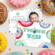 Garçon Donut Mignon Message Personnalisé Enfants A
