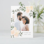 Carte de remerciements Garden Blooms (Debout devant)