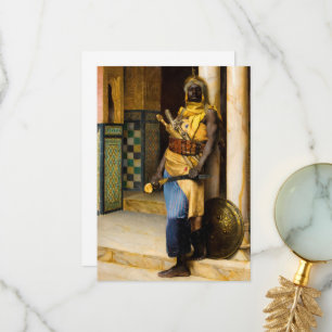 Carte De Remerciements Garder le palais par Ludwig Deutsch