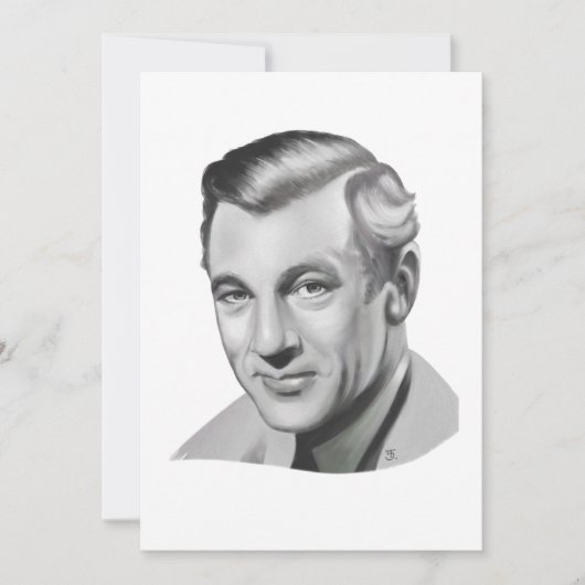 Carte De Remerciements Gary Cooper (Devant)