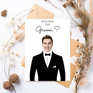 Carte De Remerciements Gaz Le Groom Fête des mariées Jeu Qui A La Groom