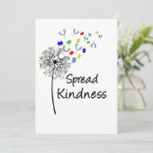 Carte De Remerciements Gentillesse mignonne de diffusion de (Debout devant)