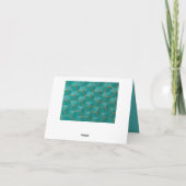 Carte De Remerciements géométrique (Dos)