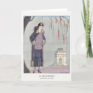 Carte De Remerciements George Barbier, Art déco