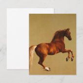 Carte De Remerciements George Stubbs - Tête de sifflet (Devant / Derrière)