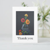 Carte De Remerciements Gerber daisies Thank you card (Debout devant)