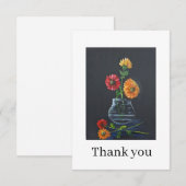 Carte De Remerciements Gerber daisies Thank you card (Devant / Derrière)