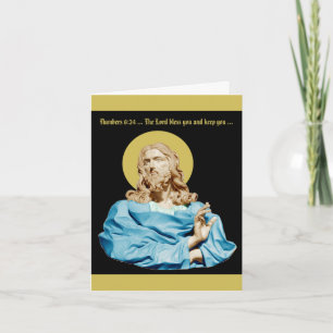Carte De Remerciements Gian Lorenzo Bernini Bust of Christ 1679