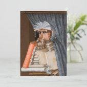 Carte De Remerciements Giuseppe Arcimboldo - Le Bibliothécaire (Debout devant)