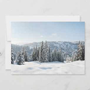 Carte De Remerciements Glace et neige Allgäu Bavaria Allemagne