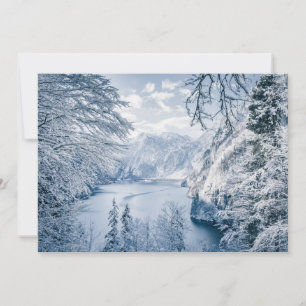 Carte De Remerciements Glace et neige   Lac Königssee, Allemagne