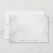 Carte De Remerciements Glam noir faux or parties scintillant calligraphie (Dos)