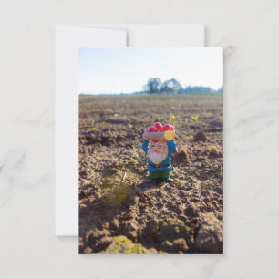 Carte De Remerciements Gnome de ferme