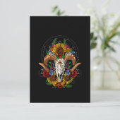 Carte De Remerciements Goat Skull (Debout devant)