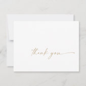 Carte de remerciements Gold (Devant)