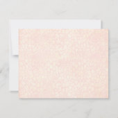 Carte De Remerciements Gold et Rose Sweet 16 (Dos)