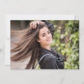 Carte De Remerciements Gold Green Modern Nursing School Graduation (Dos)