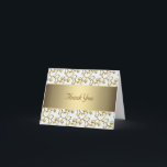Carte De Remerciements Gold Swirl Gold Thank You Cards<br><div class="desc">Gold thank you cards. Elegant gold thank you cards. Gold swirl thank you cards. Pure gold thank you cards. Gold 50th wedding anniversary thank you cards. Wedding anniversary thank you cards. Fiftieth wedding anniversary thank you cards. Gold 50th birthday thank you cards. Simple gold thank you cards.</div>
