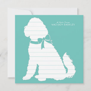 Carte De Remerciements Goldendoodle Chien Chien Puppy Labradoodle