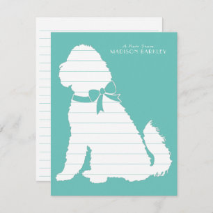 Carte De Remerciements Goldendoodle Chien Chien Puppy Labradoodle