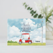 Carte De Remerciements Golf 1er anniversaire (Debout devant)