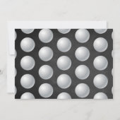 Carte De Remerciements Golf Ball N'importe quel âge Photo anniversaire (Dos)