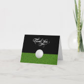 Carte De Remerciements Golf Business Classy (Devant)