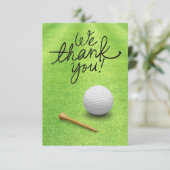 Carte De Remerciements GOLF Greens Gratitude : Fairway (Debout devant)