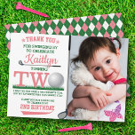 Carte De Remerciements Golf PAR-TEE 2ème anniversaire Photo<br><div class="desc">Dites merci avec style avec ces cartes de remerciement de 2ème anniversaire branchées. La photo et le libellé modèle est facile à personnaliser et votre famille et vos amis seront ravis de recevoir ces fabuleux remerciements.</div>