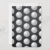 Carte De Remerciements Golf Thème Co-ed Baby shower (Dos)