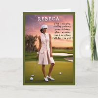 Golfer Funny Anniversaire mignon Golf blague
