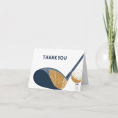 Carte De Remerciements Golfing Themed Golf Club Blank (Devant)
